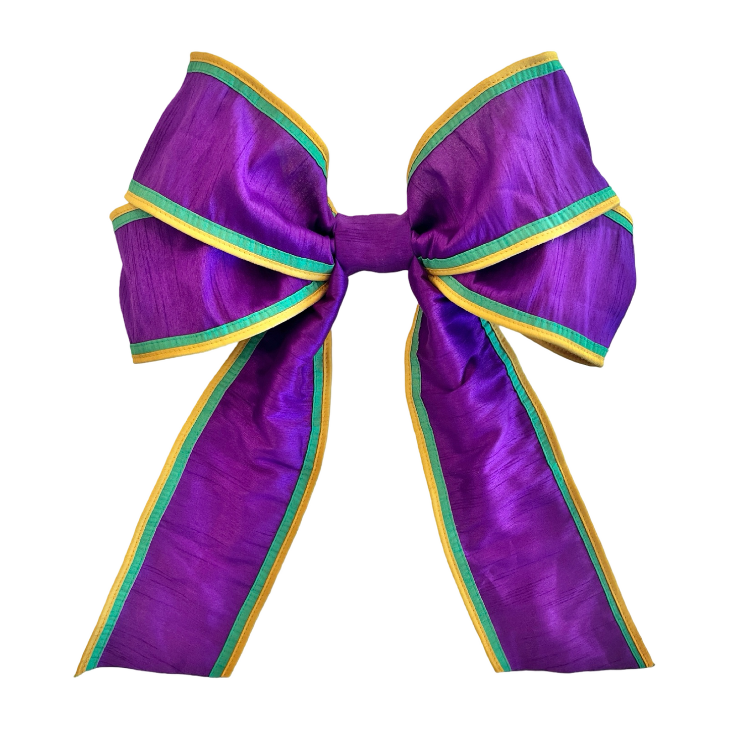 Mardi Gras Dupioni Bow