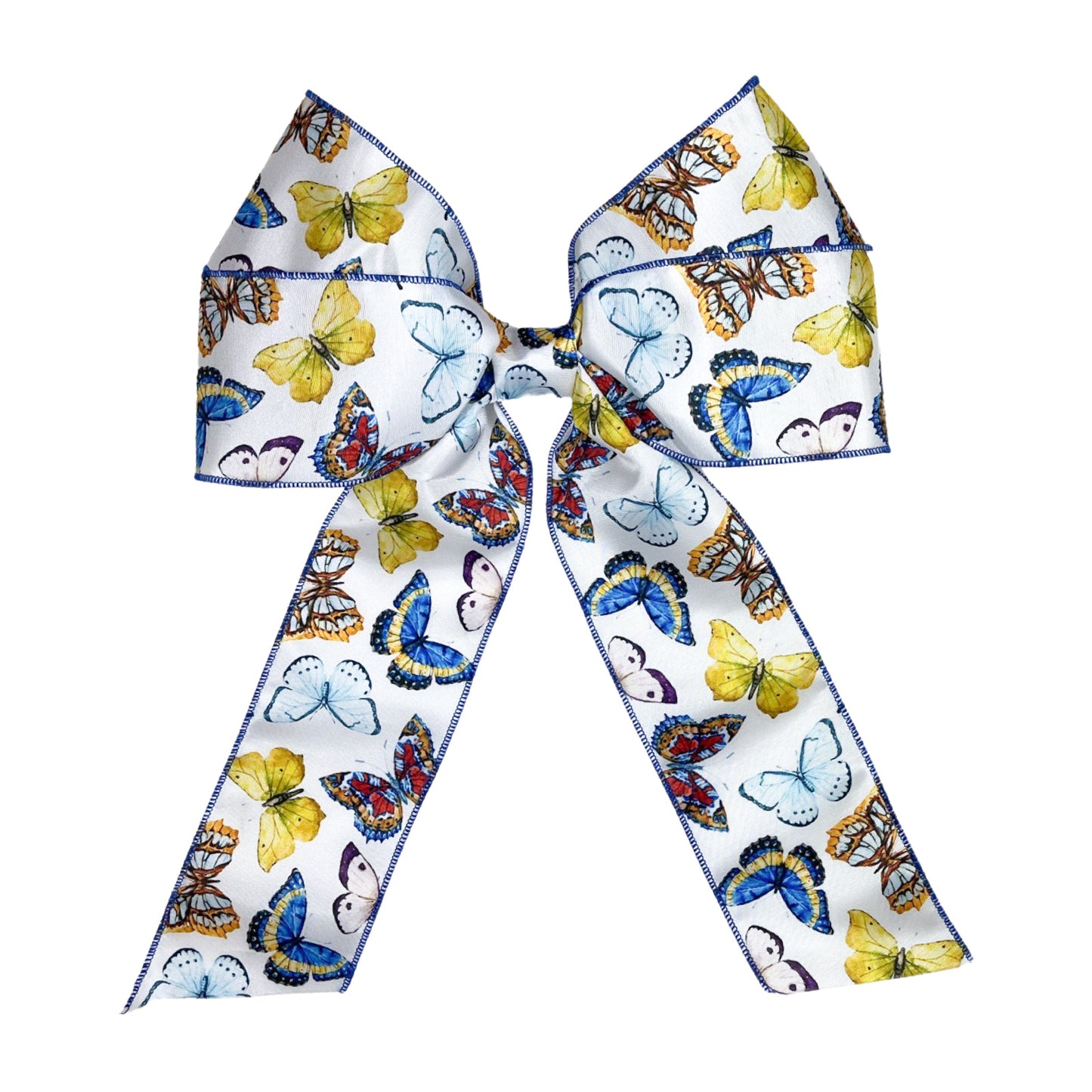 Garden Butterflies Grosgrain Bow