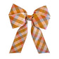 Ginger Plaid Dupioni Bow