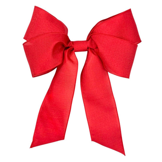 Red Canvas Bow